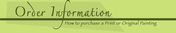Order Information Prints Giclee